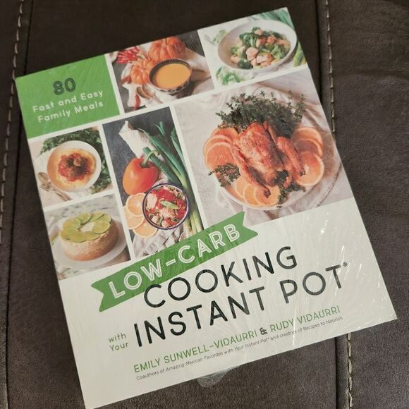 Low-Carb Cooking with your Instant Pot 80 fast and easy Family Meals Cookbook - Picture 1 of 4